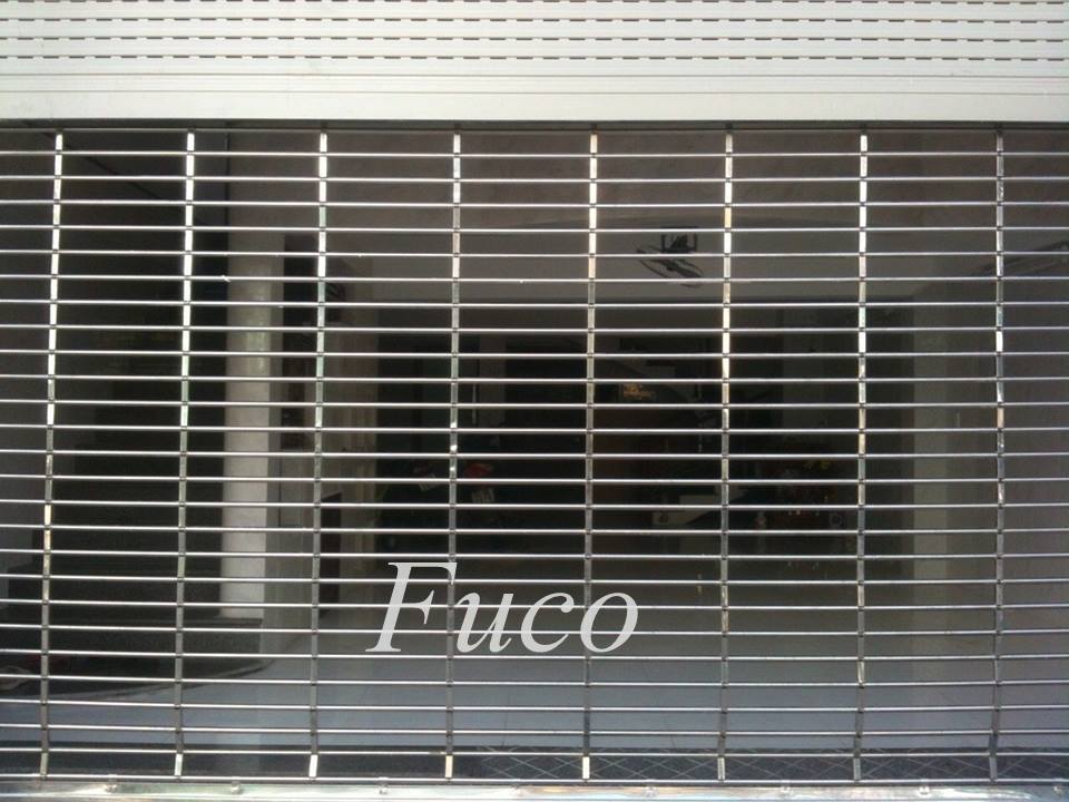 Cửa cuốn song ngang ống tròn 19 và phi 21, INOX 201 và INOX 30