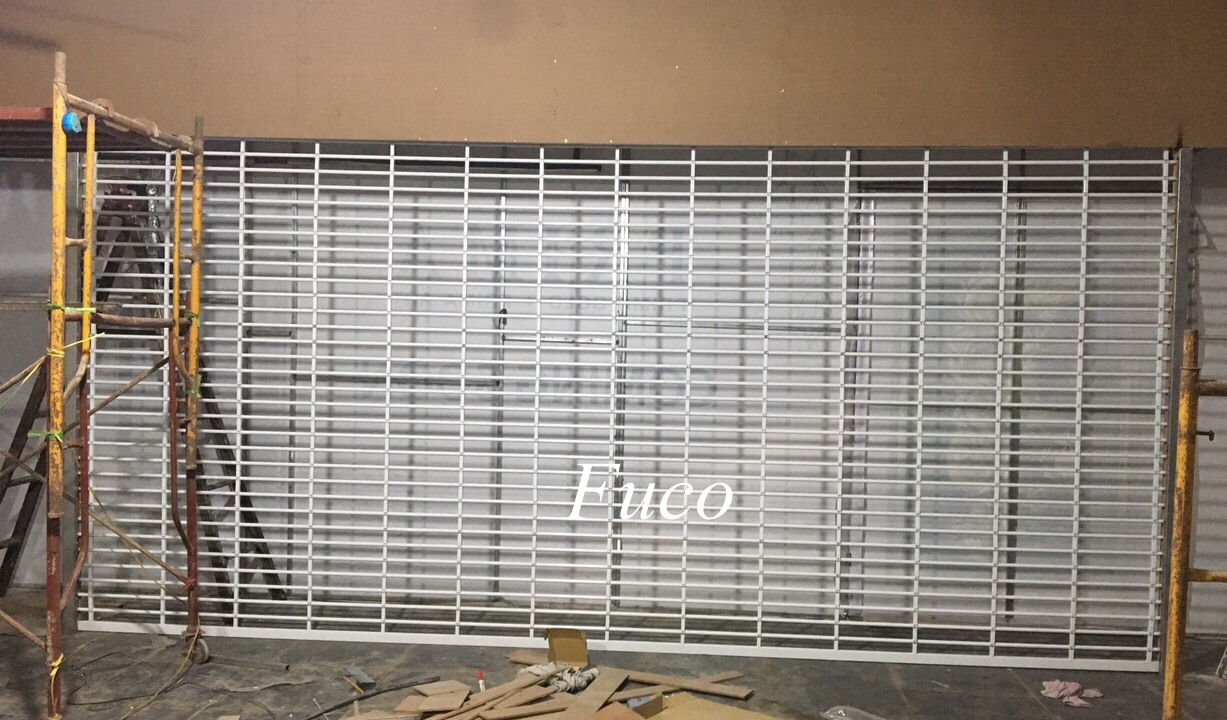 Cửa cuốn song ngang ống tròn 19 và phi 21 sơn tĩnh điện