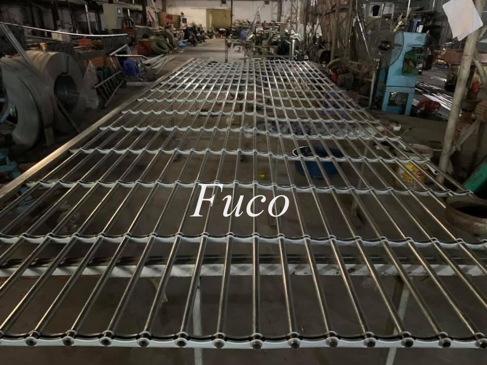 Cửa cuốn song ngang ống tròn 19 và phi 21 sơn tĩnh điện