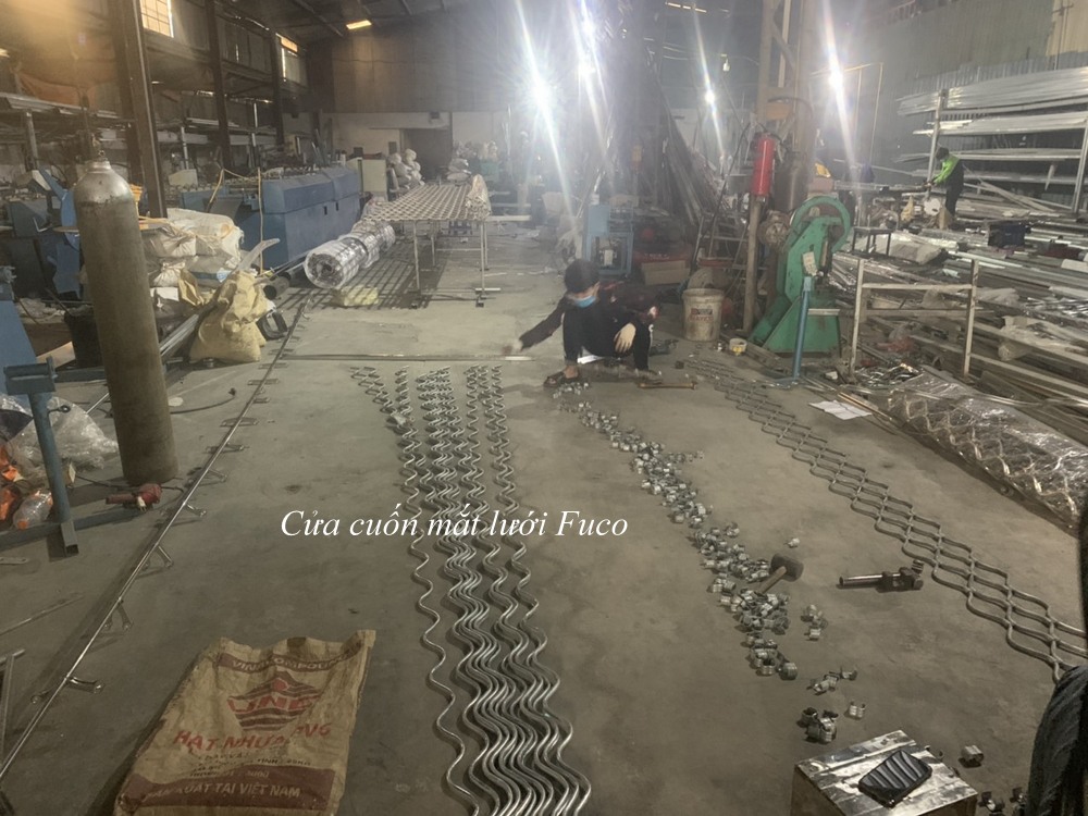 Báo giá cửa cuốn mắt lưới, báo giá cửa cuốn mắt võng