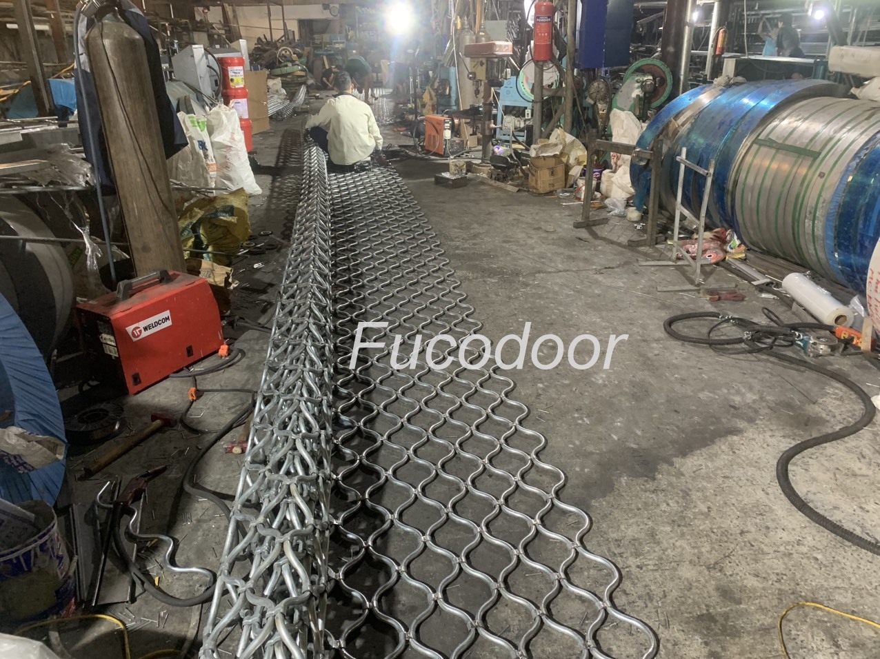 Cửa cuốn mắc võng inox 304, Cửa cuốn Mắt Võng INOX