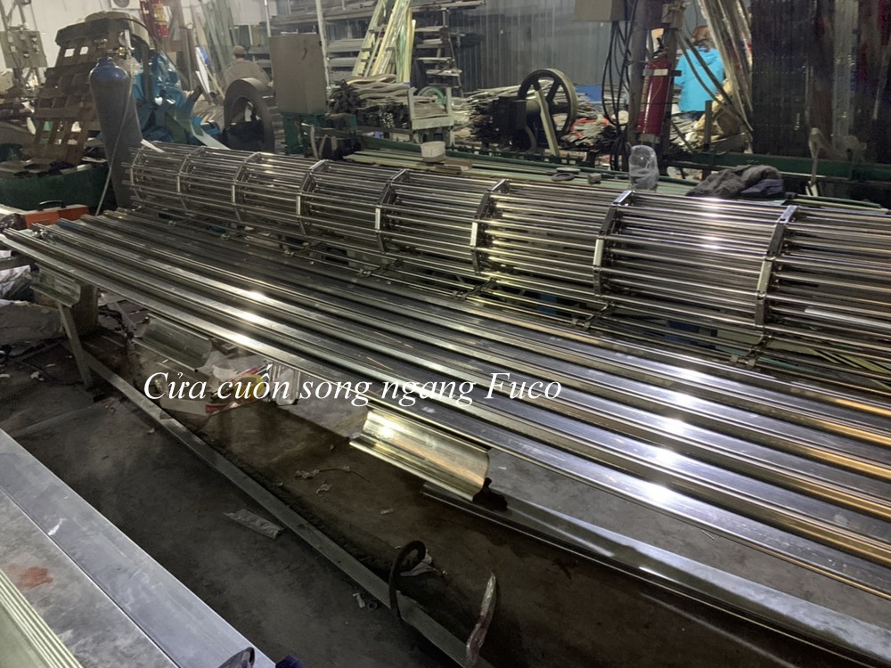 Cửa cuốn siêu trường INOX độ dầy 0.8ly