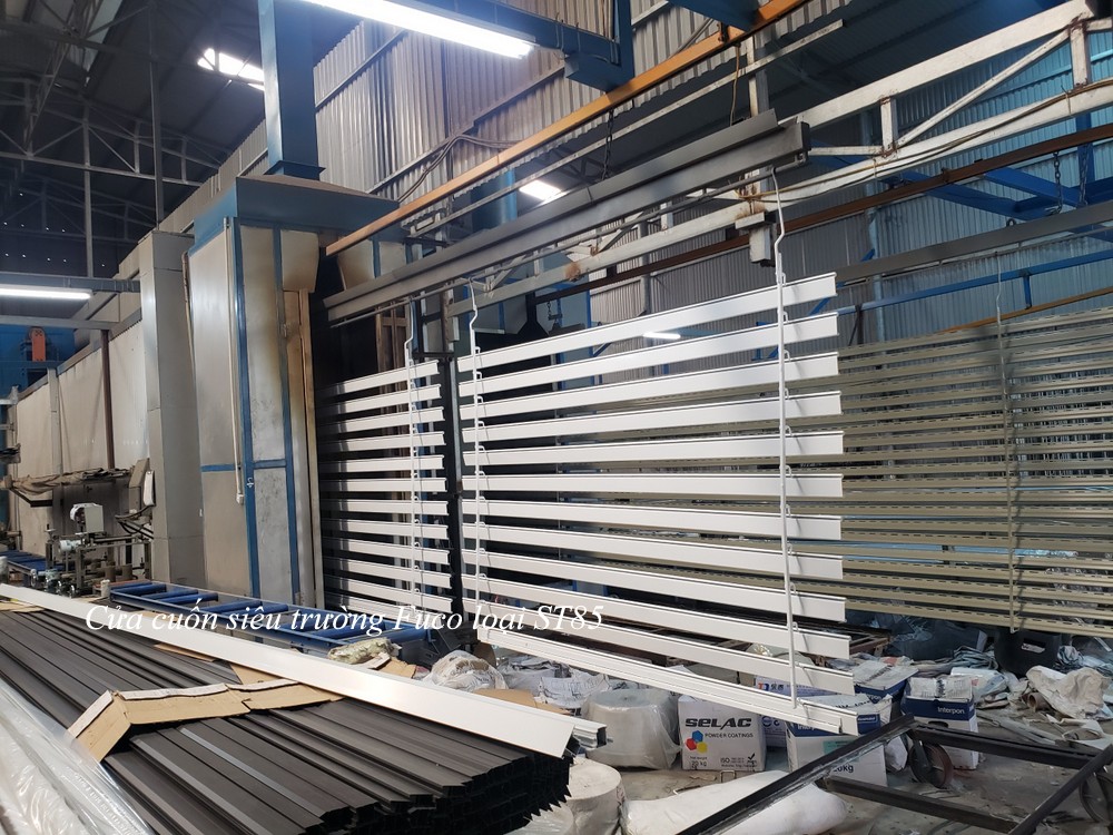  cửa cuốn siêu trường, Báo giá cửa cuốn nhà xưởng inox, cửa cuốn siêu trường inox tại Bắc Giang