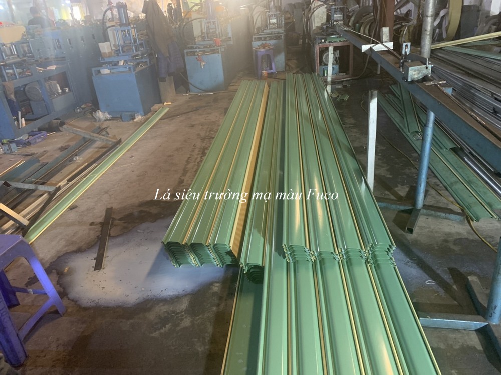 Cửa cuốn siêu trường thép mạ màu, cửa cuốn nhà công nghiệp