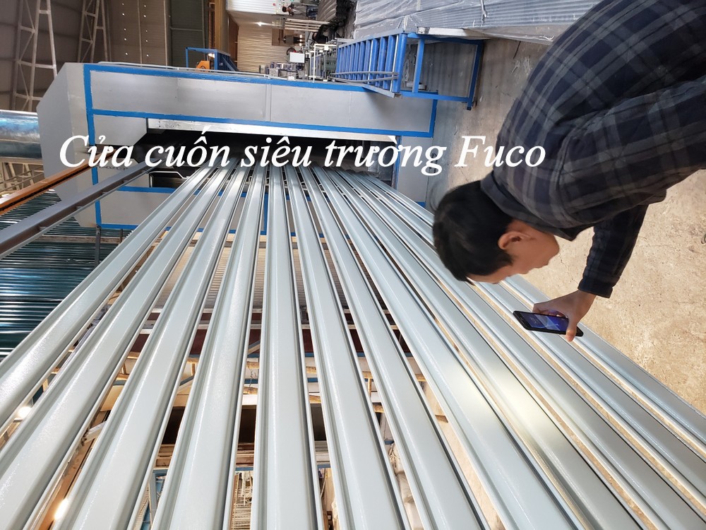 Cửa cuốn siêu trường nhà xưởng tại Ninh Bình, cửa cuốn nhà công nghiệp