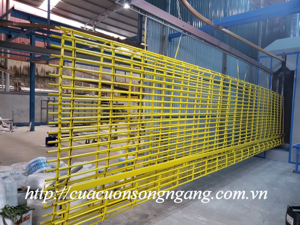 Báo giá cửa cuốn song ngang (sơn tĩnh điện)