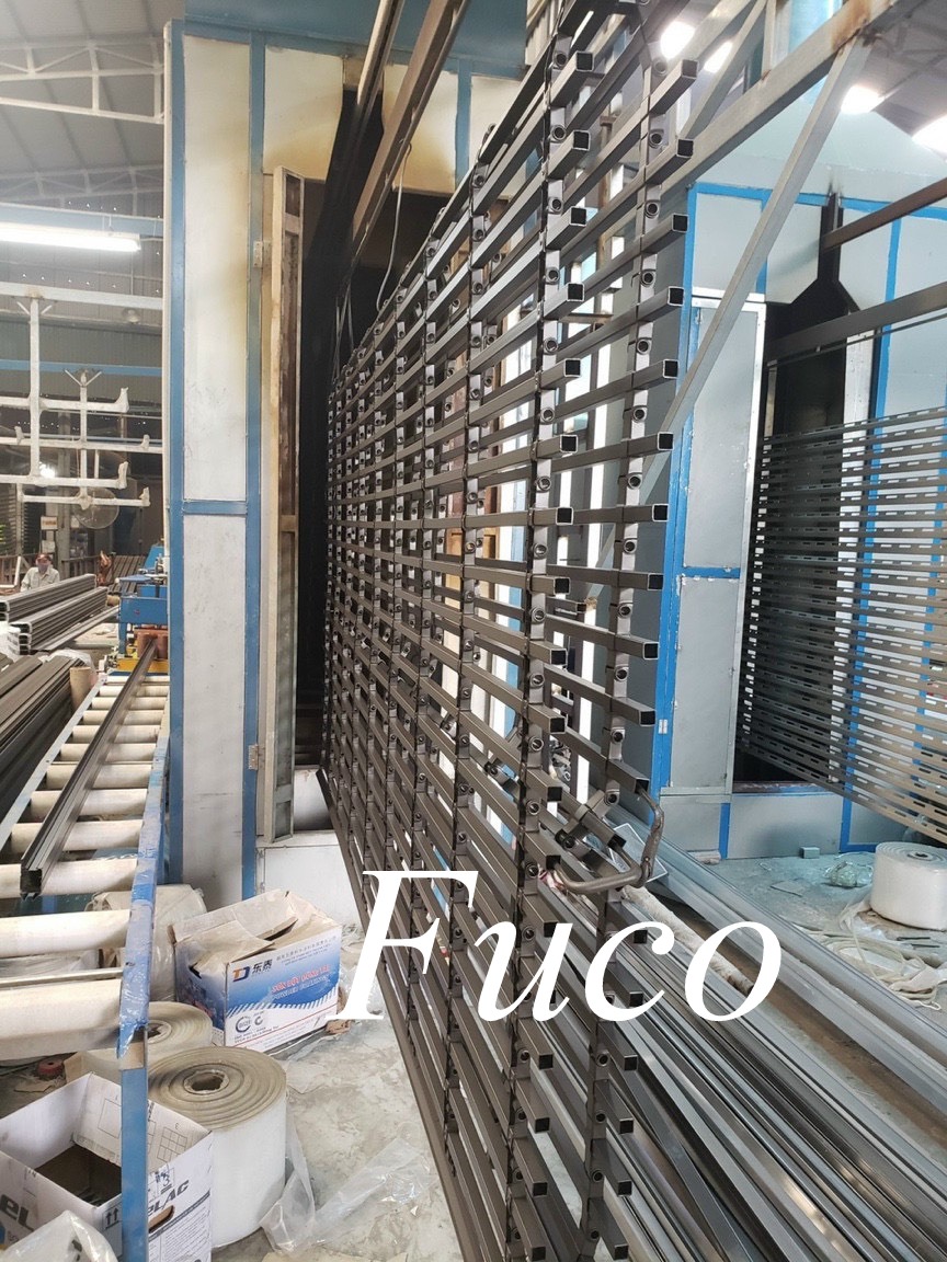 Cửa cuốn song ngang sơn tĩnh điện hộp vuông 20x20