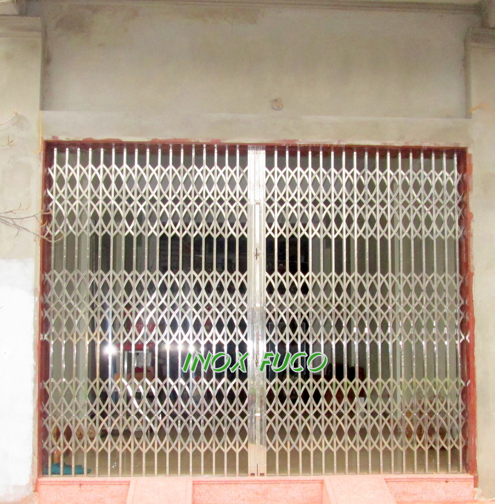 Cửa xếp INOX Hộp 304 