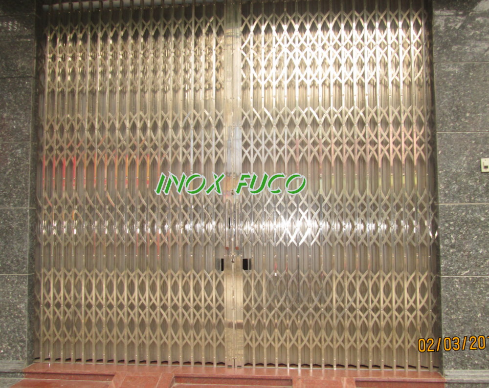 Báo giá cửa xếp INOX 304