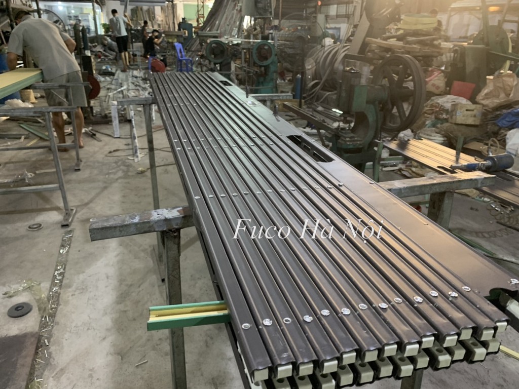 Cửa xếp U đúc sơn tĩnh điện, Cửa xếp U Đúc sơn tĩnh điện