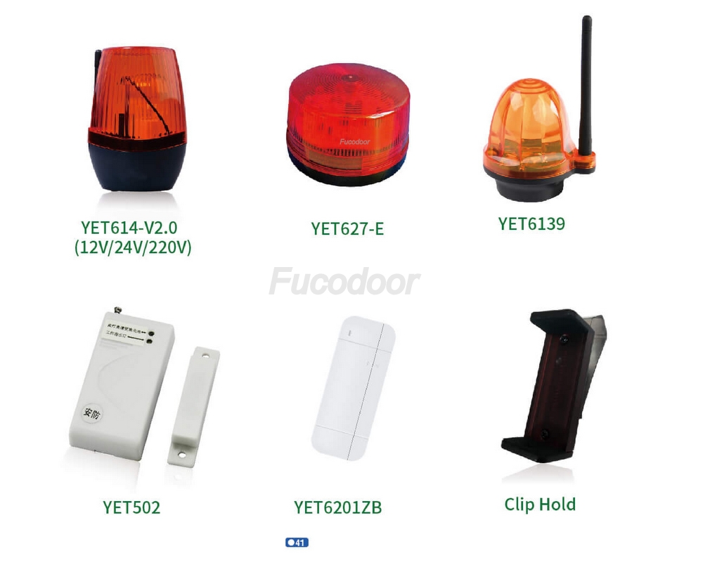 Còi báo, đèn báo cửa cuốn