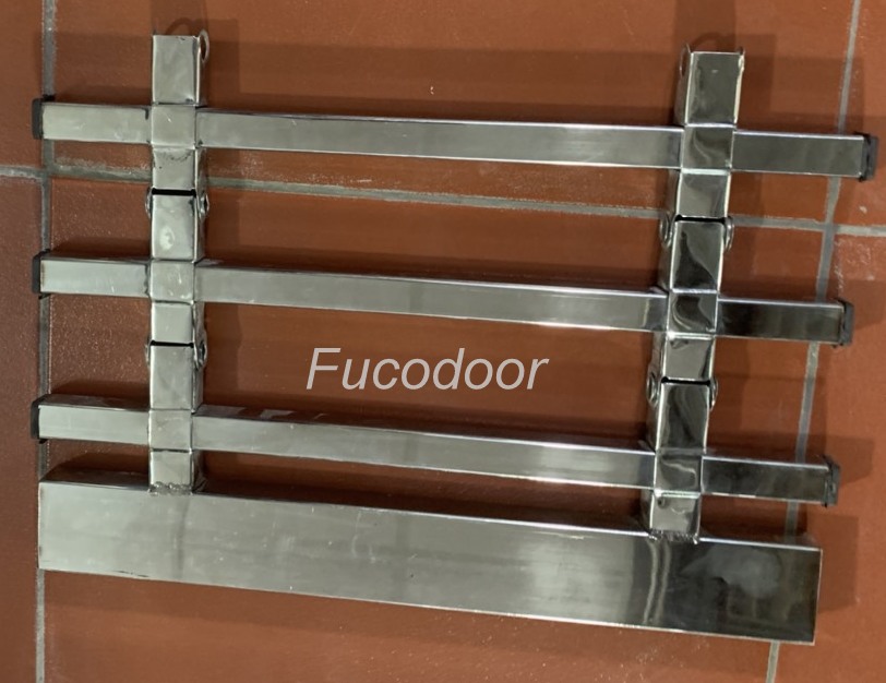 cửa cuốn khớp thoáng 20x20 inox, cửa cuốn khớp thoáng inox 304 tại Hải Phòng