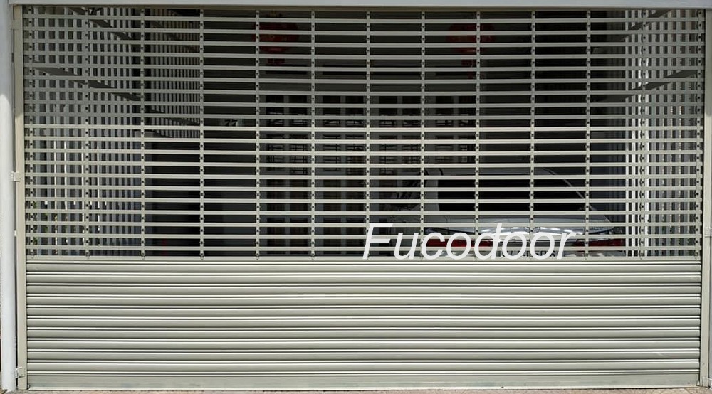 Song Ngang rolling doors with powder coating, Horizontal mesh rolling doors