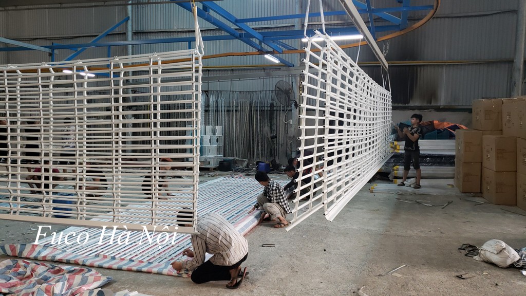 cửa cuốn khớp thoáng phi 19, sơn tĩnh điện tại Hải Phòng