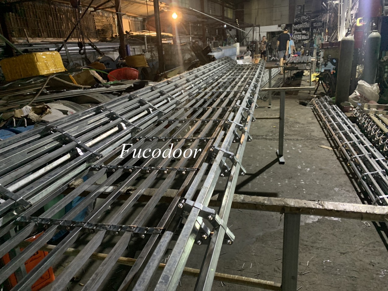 cửa cuốn khớp thoáng 20x20, cửa cuốn khớp thoáng, sơn tĩnh điện tại Hải Phòng
