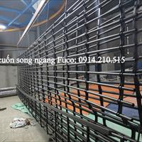 Cửa cuốn song ngang sơn tĩnh điện ống tròn phi 19 dầy 1.3ly