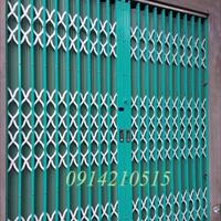 Cửa xếp hộp kẽm đột 20x20
