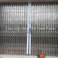 Cửa xếp INOX Đài Loan có lá